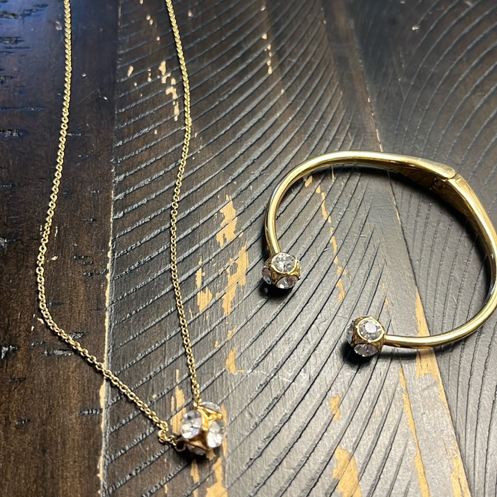 Kate Spade necklace and bracelet
